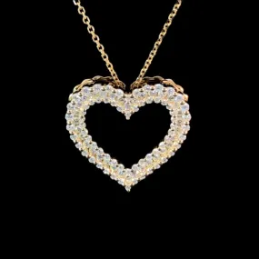 1.00 ctw diamond pendant