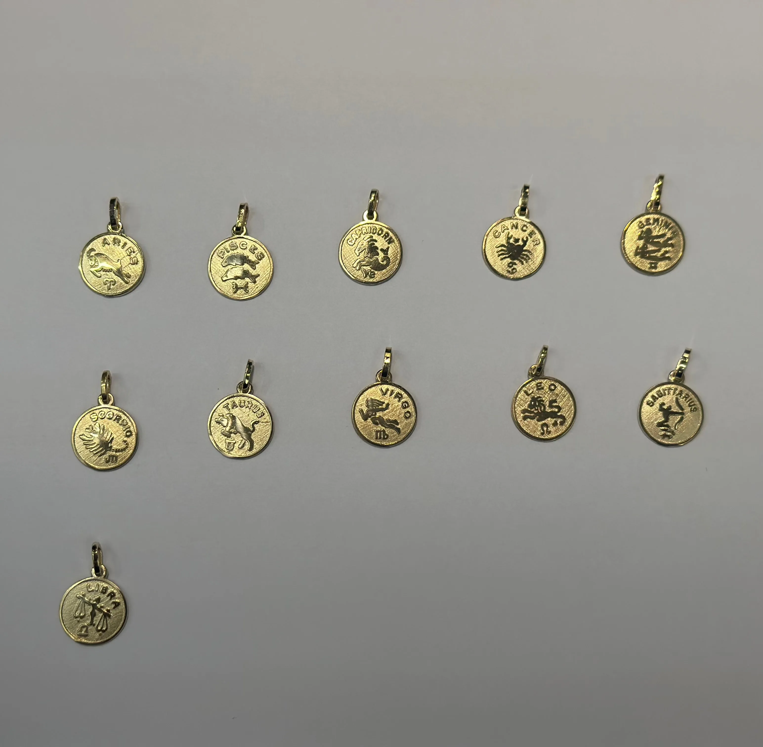 10K Gold Zodiac Charm