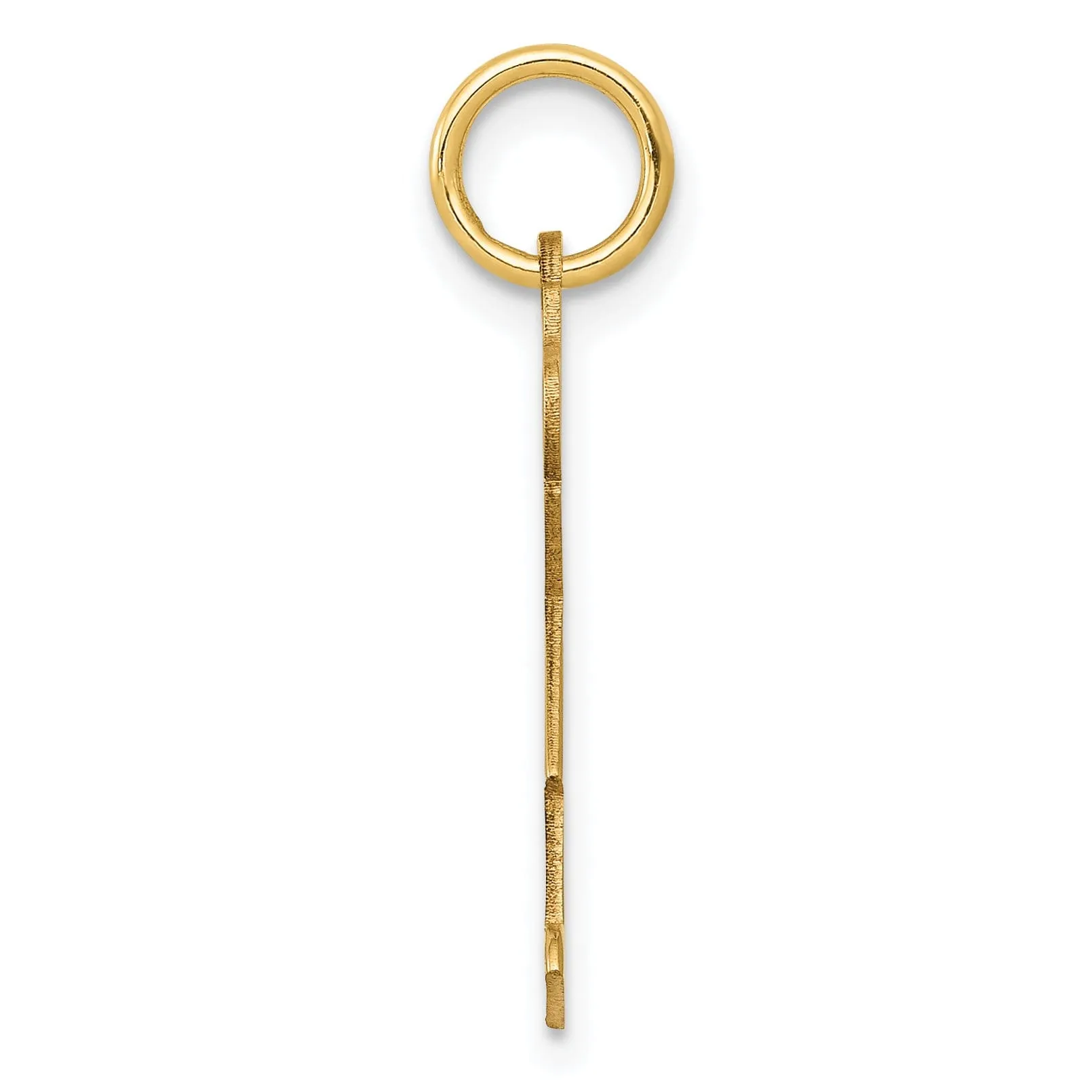 14k Yellow Gold Stars Stripes Girl Love Charm