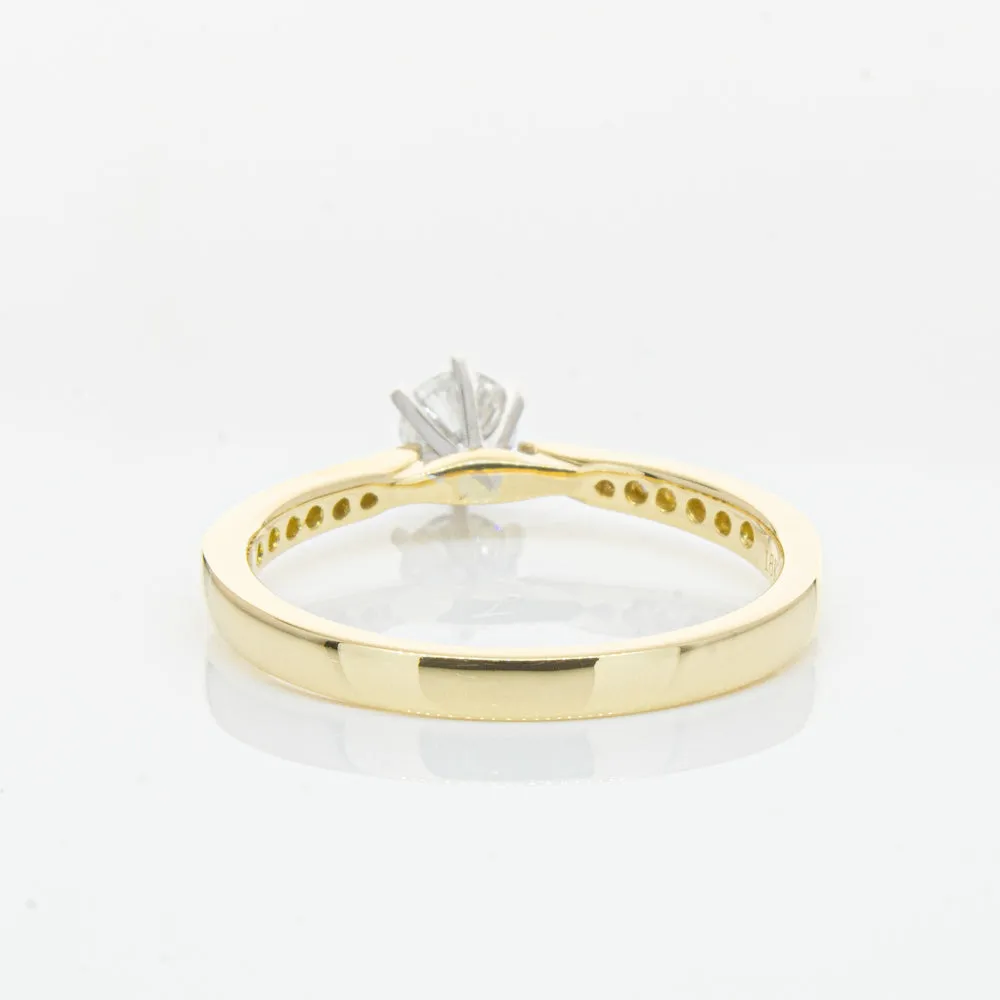 18ct Yellow Gold .32ct Diamond Zenith Ring