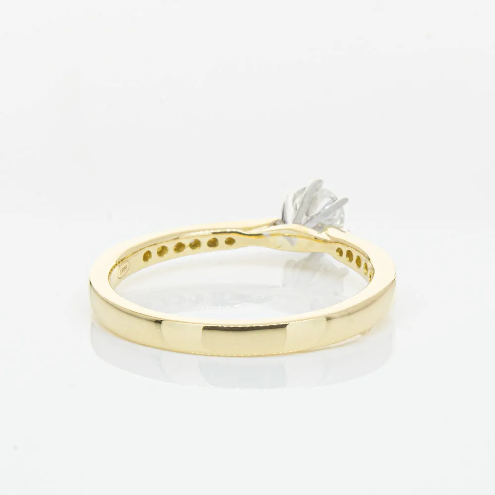 18ct Yellow Gold .34ct Diamond Zenith Ring