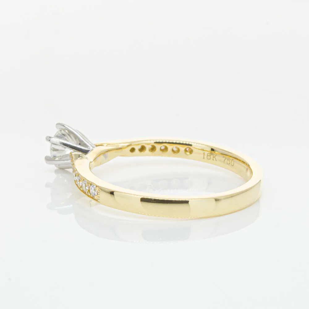 18ct Yellow Gold .34ct Diamond Zenith Ring