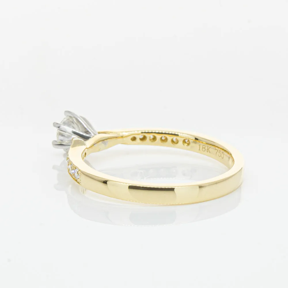 18ct Yellow Gold .34ct Diamond Zenith Ring