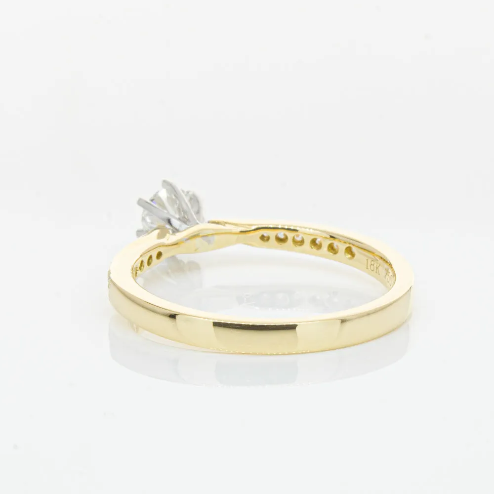18ct Yellow Gold .34ct Diamond Zenith Ring