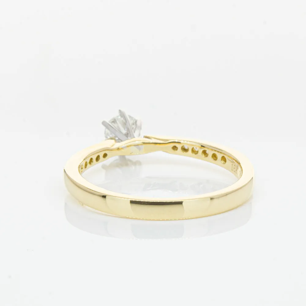 18ct Yellow Gold .34ct Diamond Zenith Ring