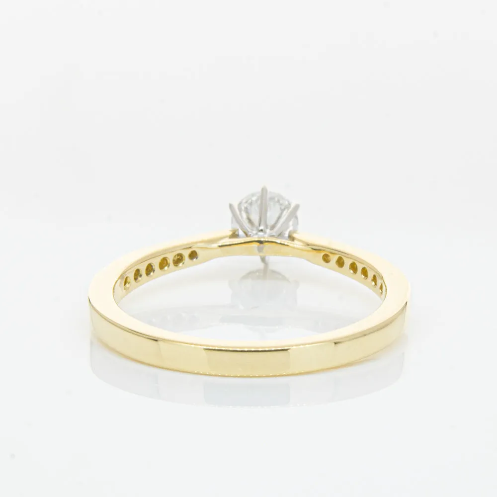 18ct Yellow Gold .41ct Diamond Zenith Ring