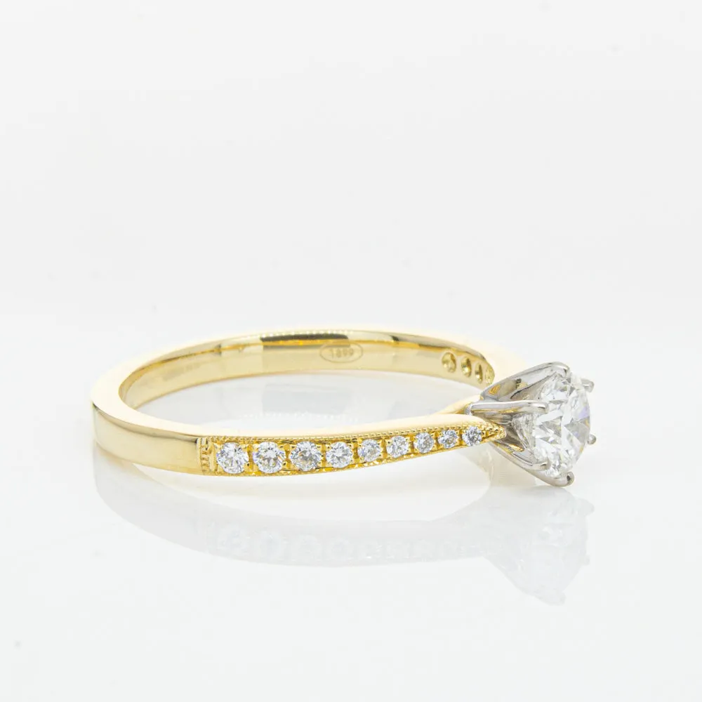 18ct Yellow Gold .41ct Diamond Zenith Ring