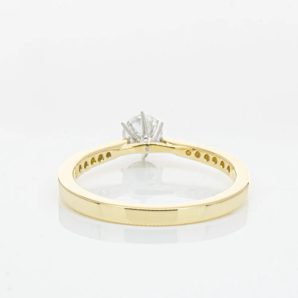 18ct Yellow Gold .41ct Diamond Zenith Ring