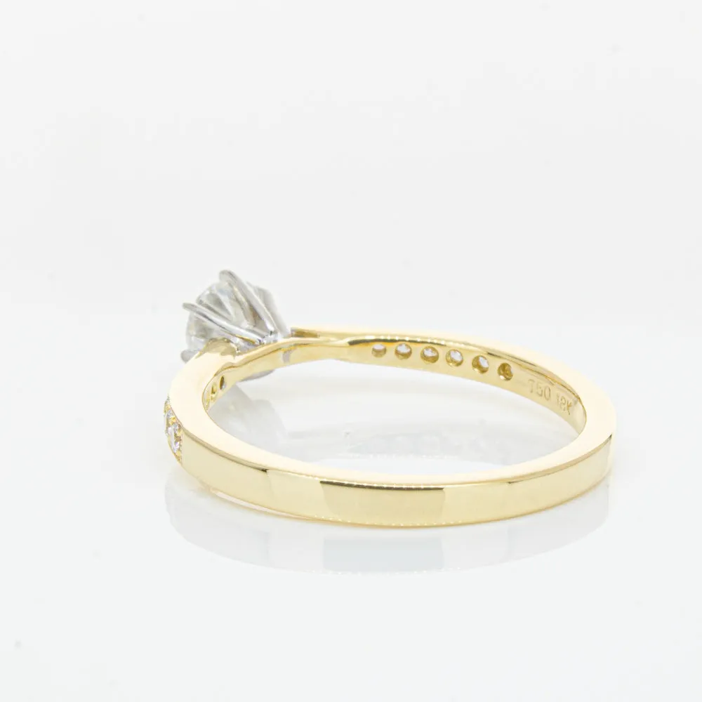 18ct Yellow Gold .41ct Diamond Zenith Ring