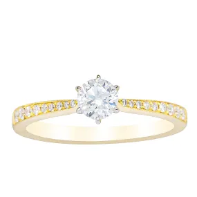 18ct Yellow Gold .41ct Diamond Zenith Ring