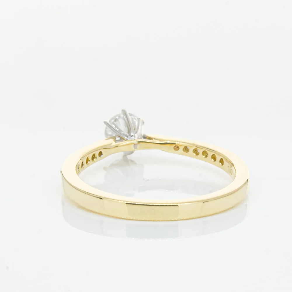 18ct Yellow Gold .41ct Diamond Zenith Ring