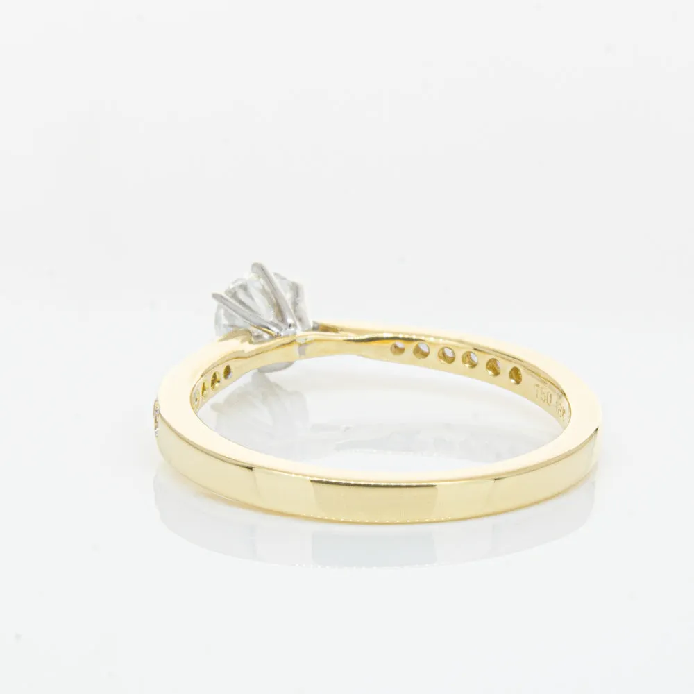 18ct Yellow Gold .41ct Diamond Zenith Ring