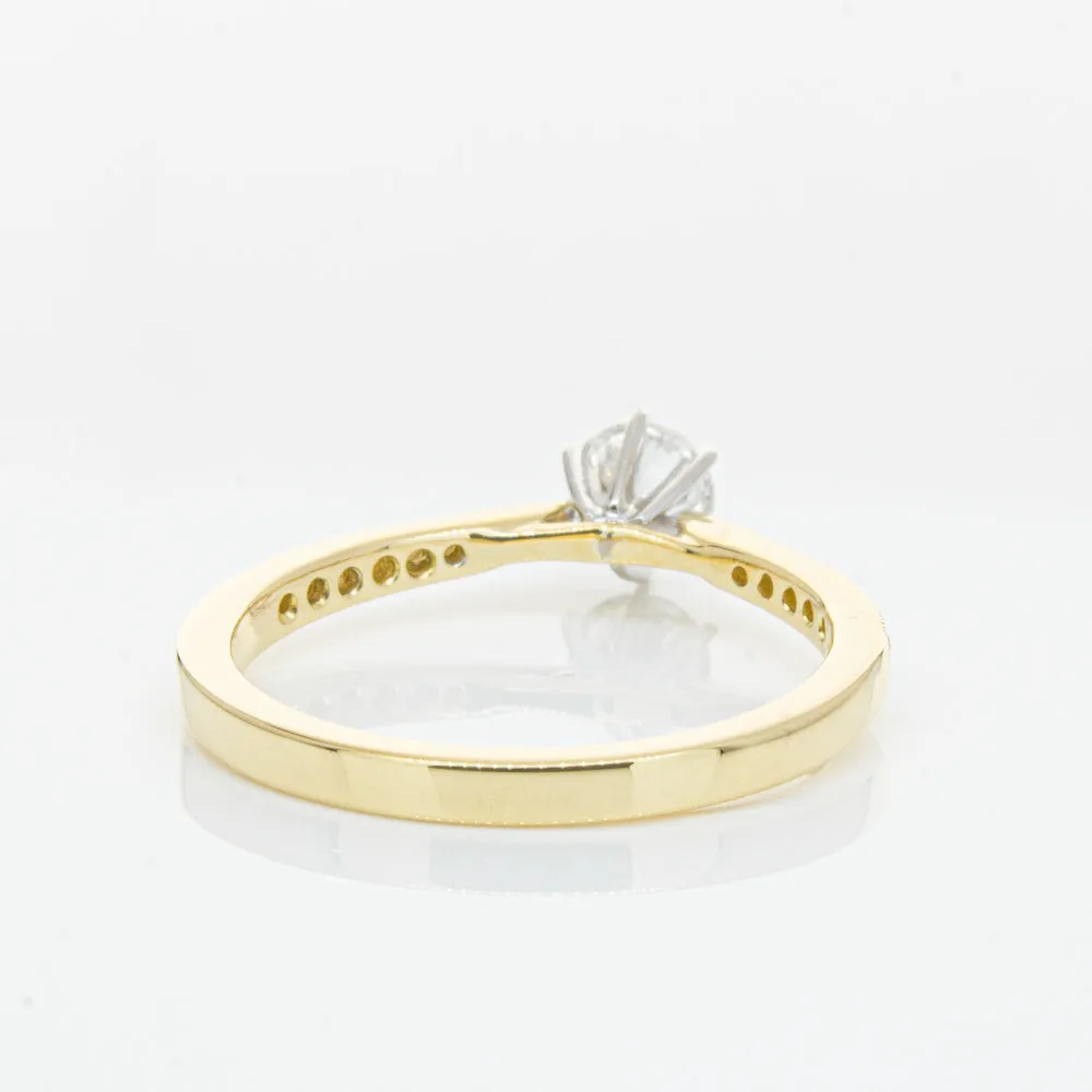 18ct Yellow Gold .41ct Diamond Zenith Ring