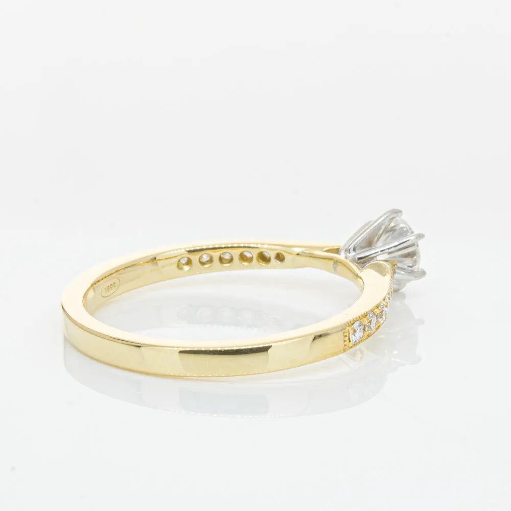 18ct Yellow Gold .41ct Diamond Zenith Ring