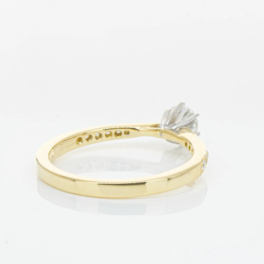 18ct Yellow Gold .41ct Diamond Zenith Ring