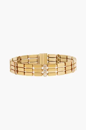 18K Yellow Gold Multistream Bracelet