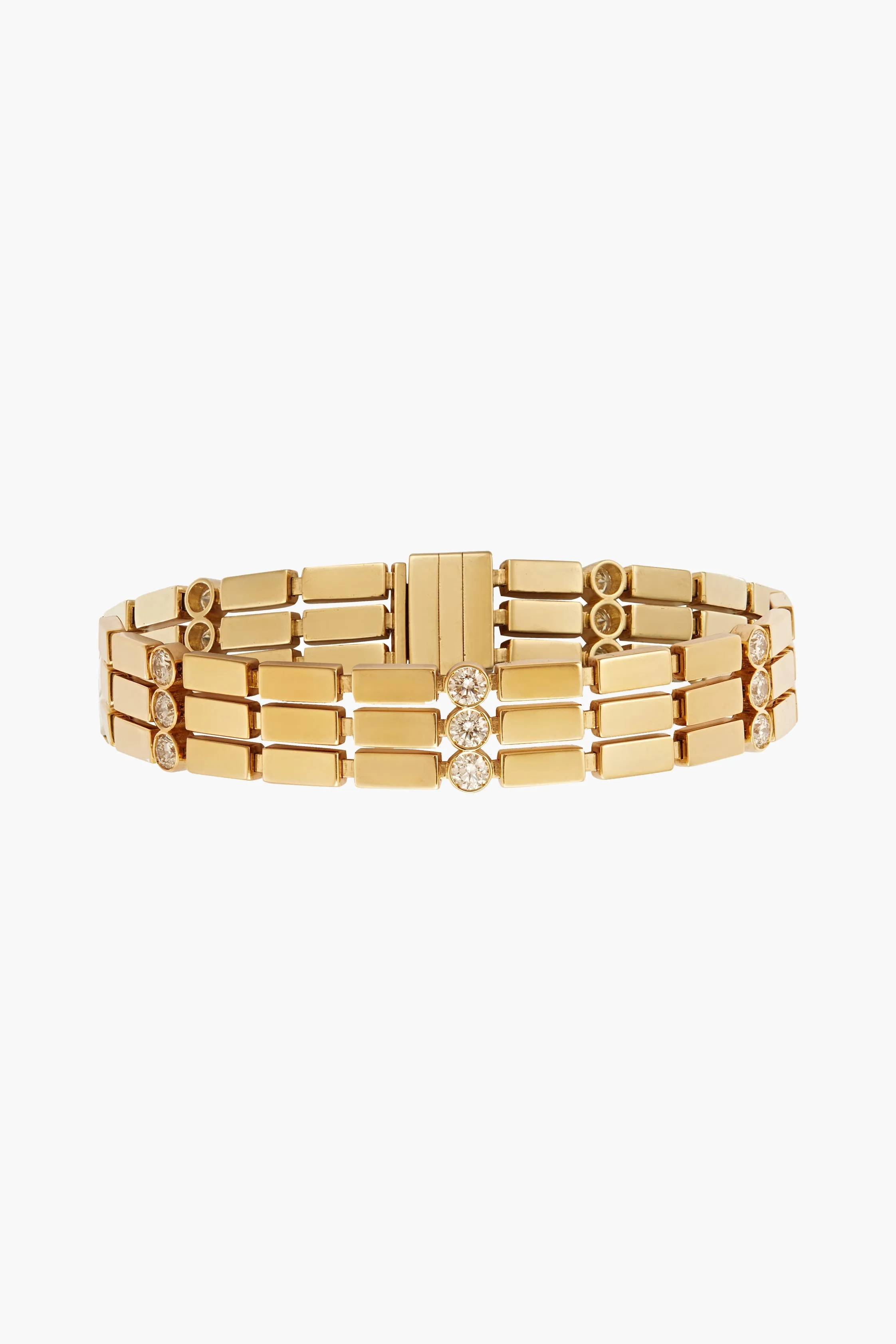 18K Yellow Gold Multistream Bracelet