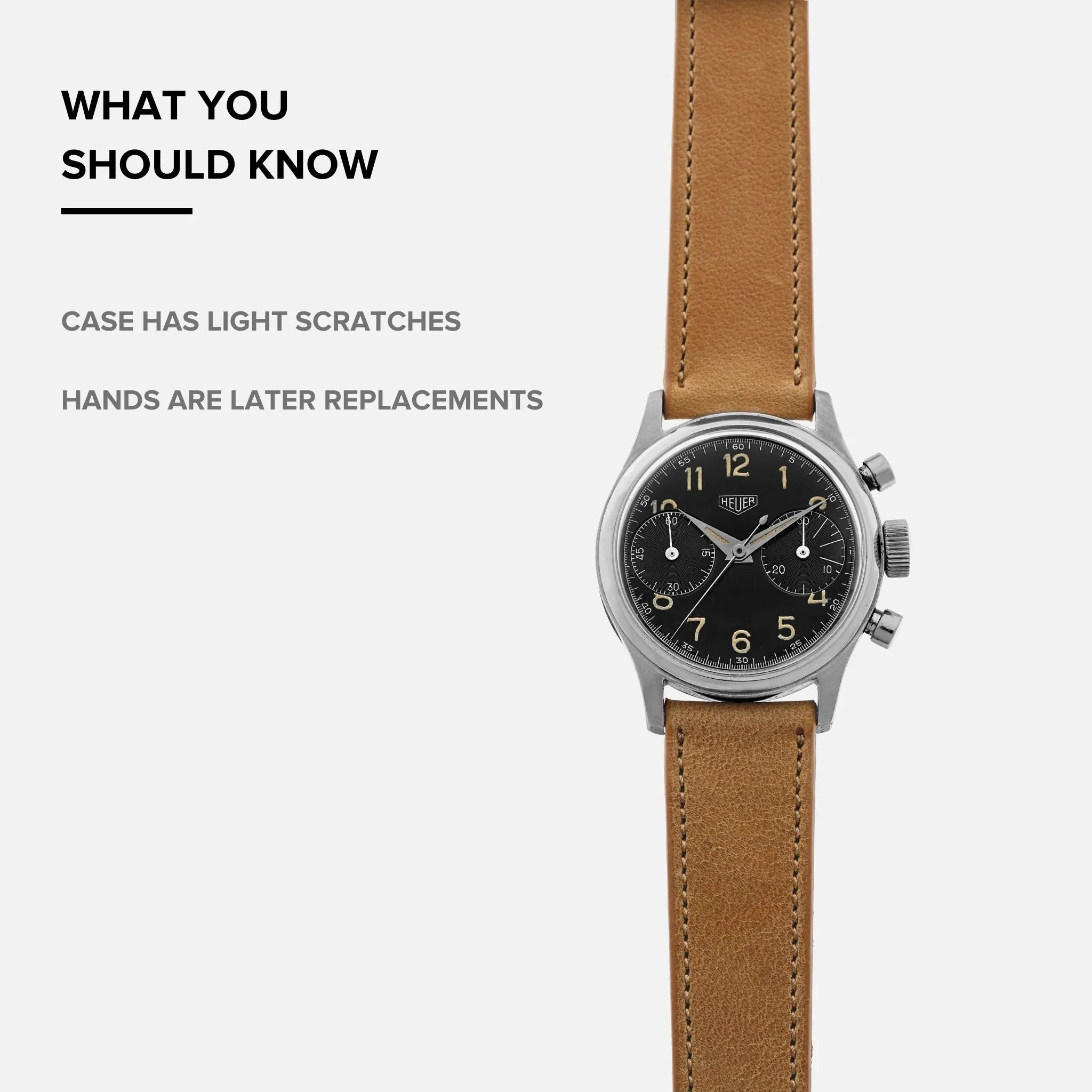 1940s Heuer 'Big Eyes' Chronograph Ref. 2406