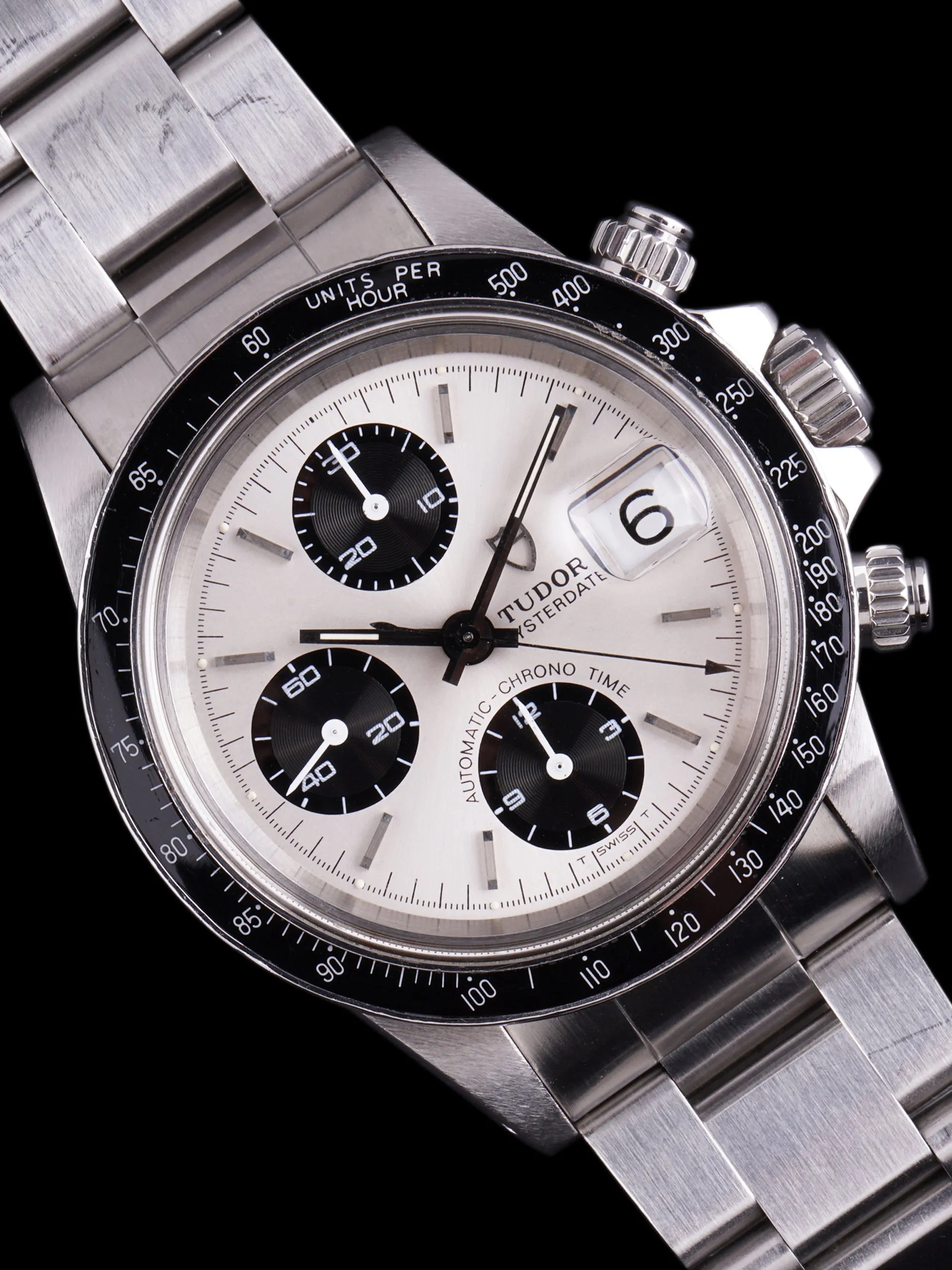 1990 Tudor Chronograph Big Block (Ref. 79160) Silver Dial