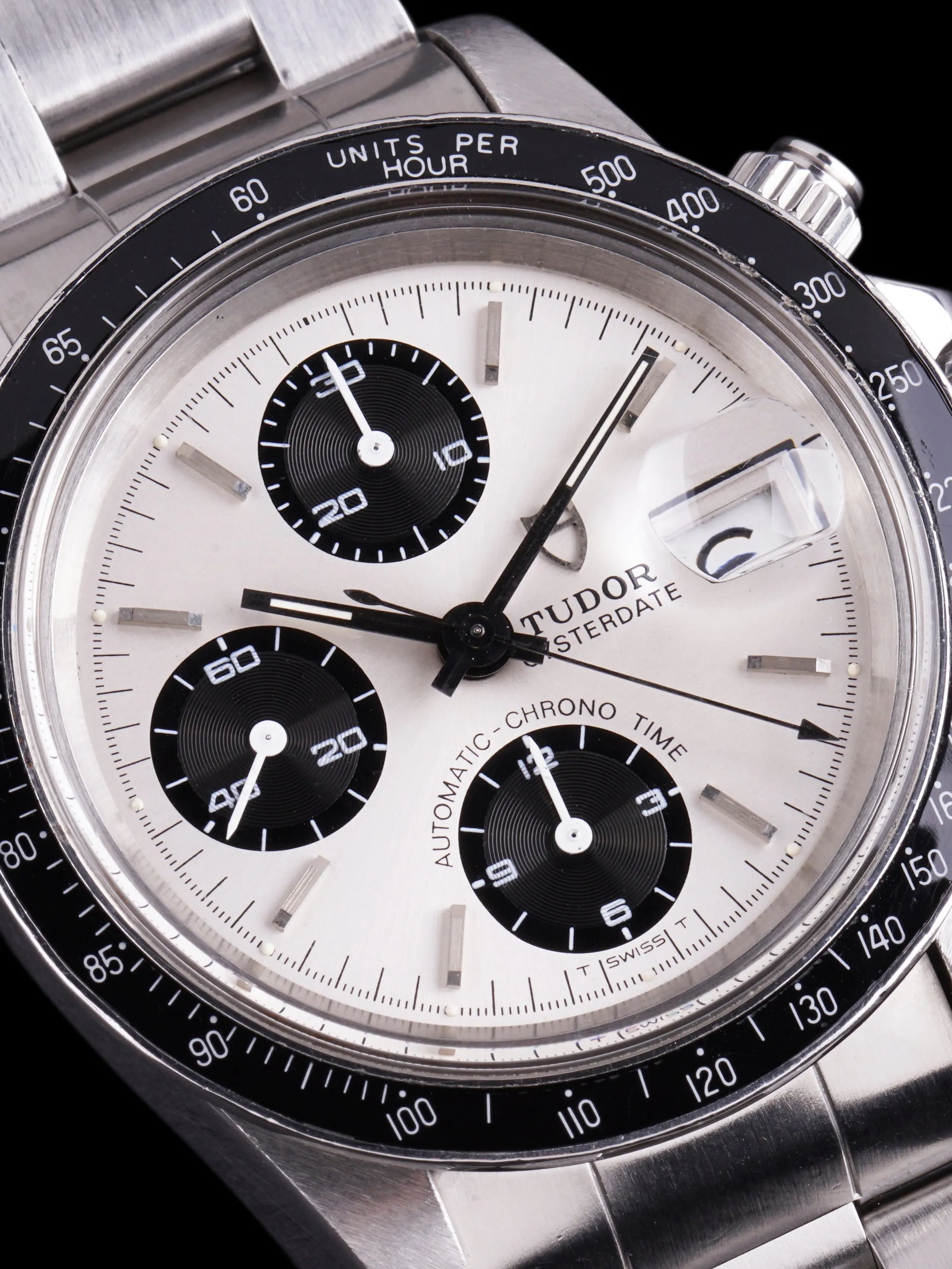 1990 Tudor Chronograph Big Block (Ref. 79160) Silver Dial