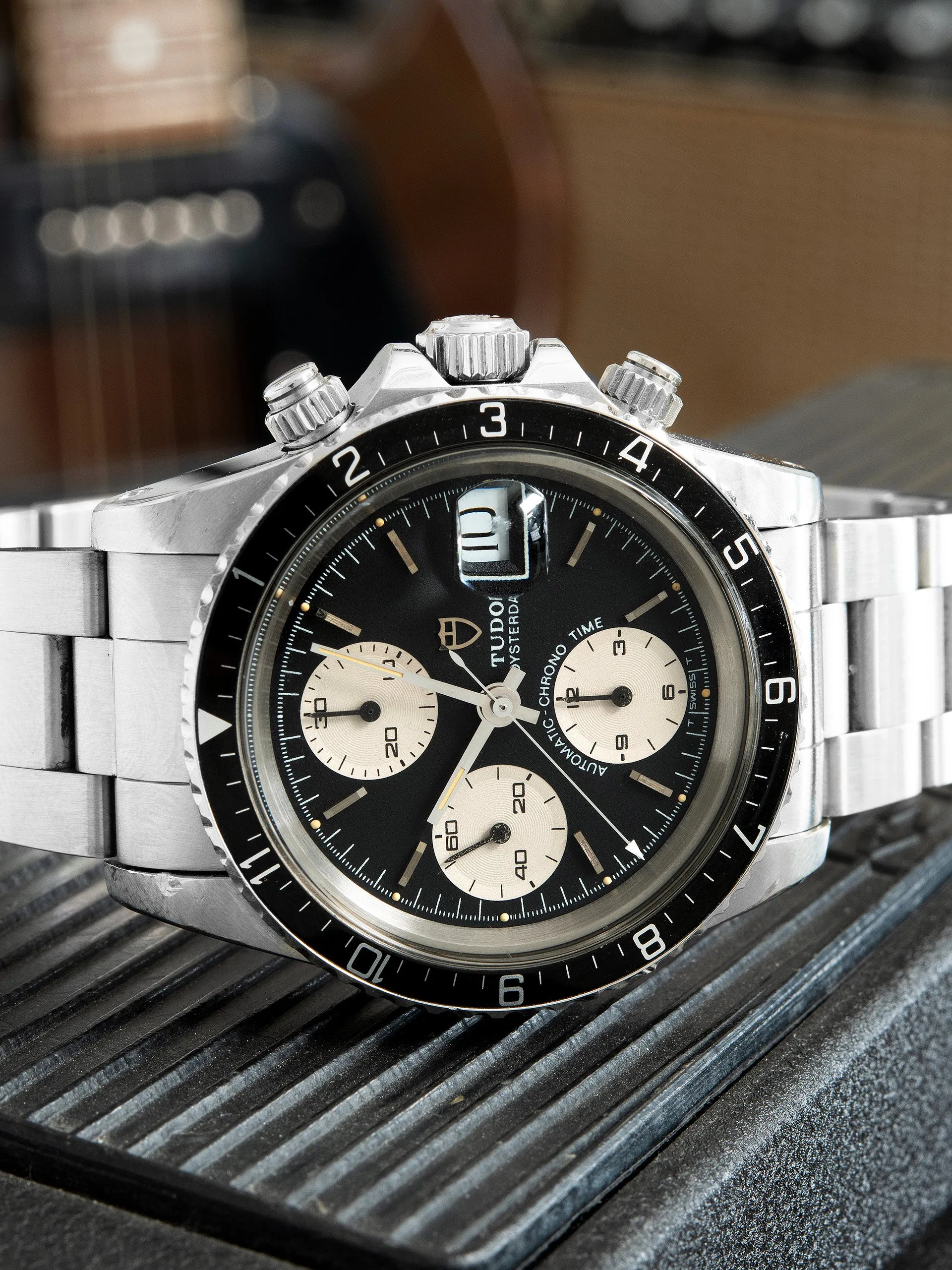 1992 Tudor Big Block Chronograph (Ref. 79170) Black Dial