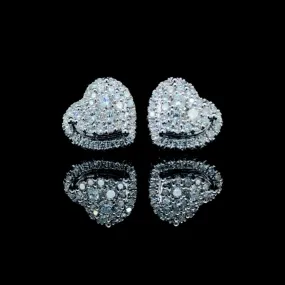 .84 ctw diamond earrings