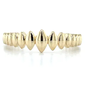 9ct Yellow Gold Tapered Spike Ring