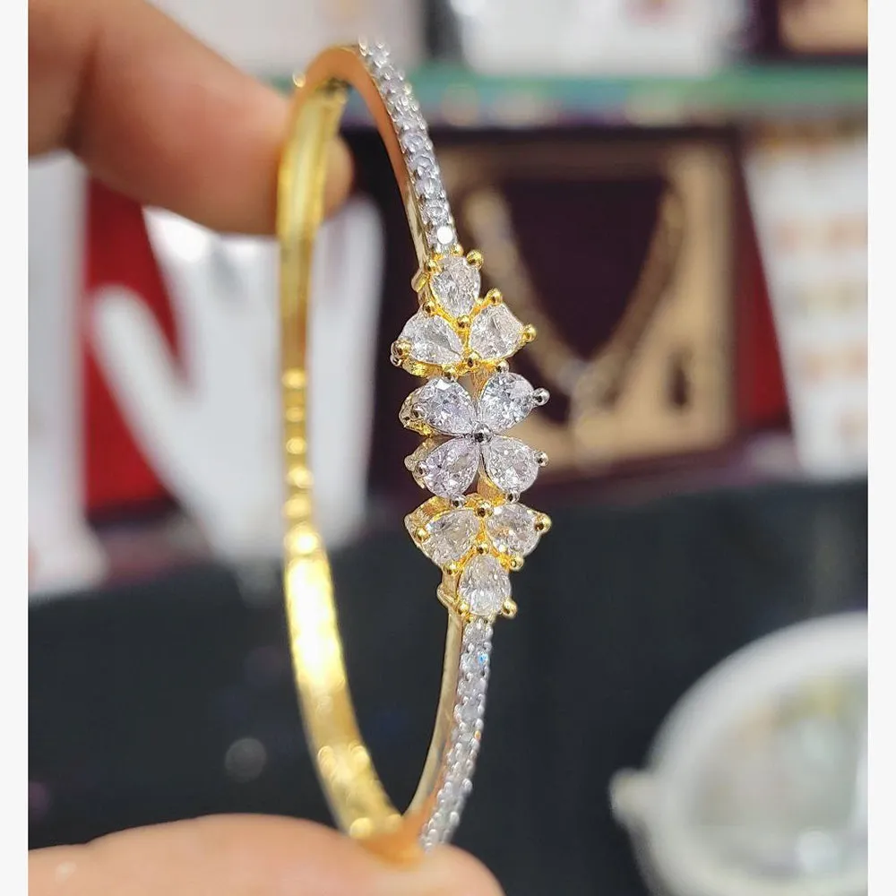 Aamrapali Gold Plated AD Bangle