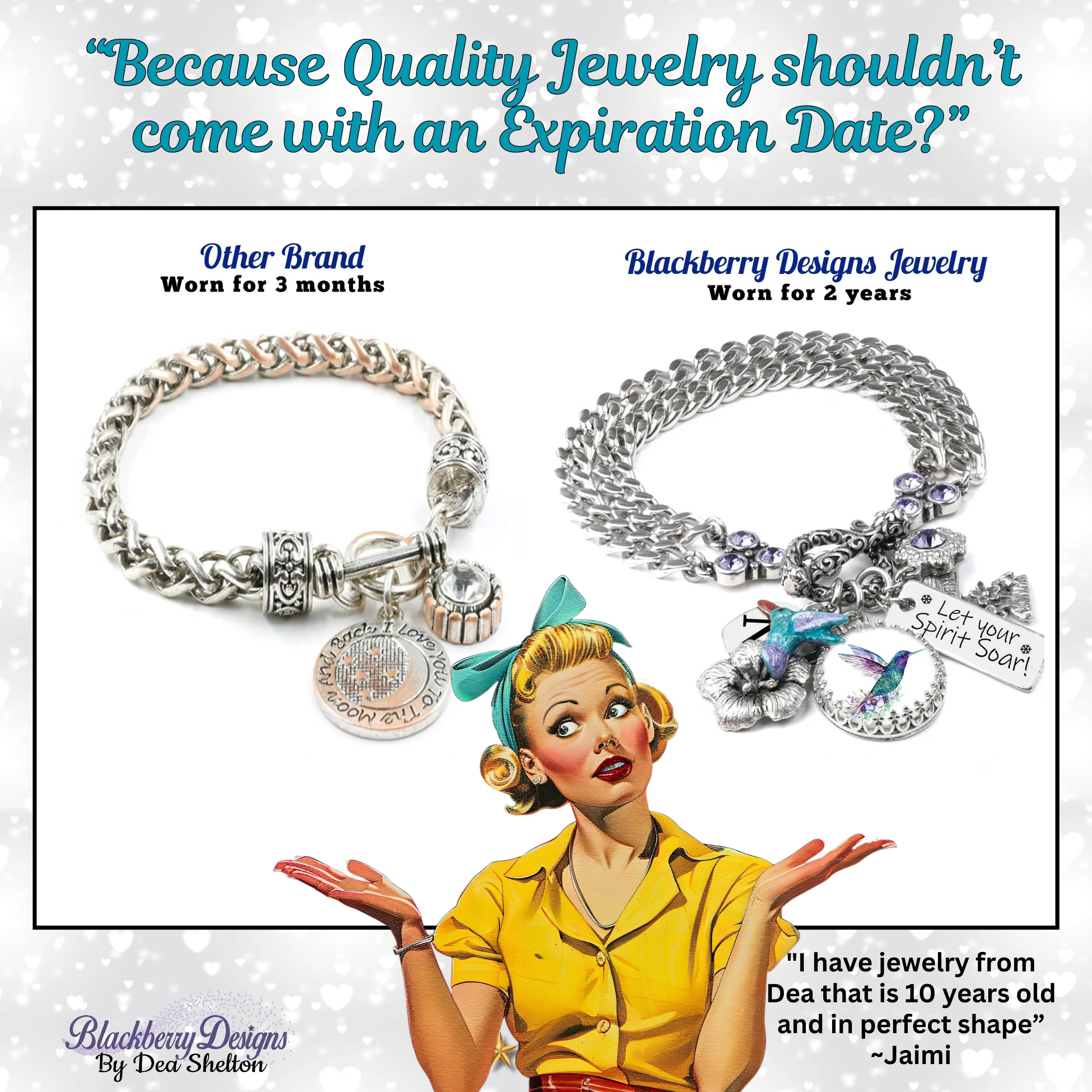 Air Force Military Branch Charm Bracelet