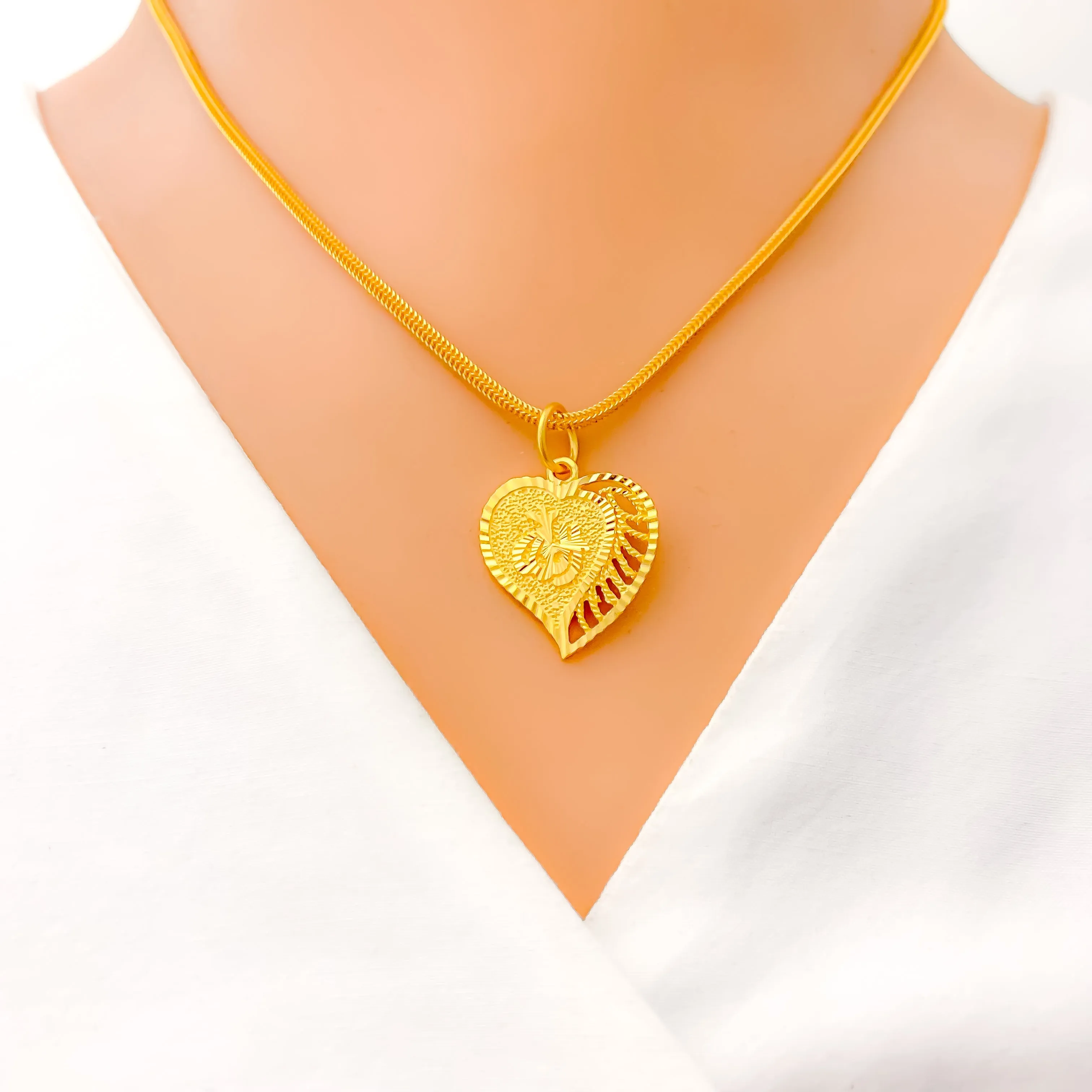 Asymmetrical Allah Heart Pendant