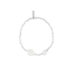 Audrey Pearl Bracelet Silver Plating