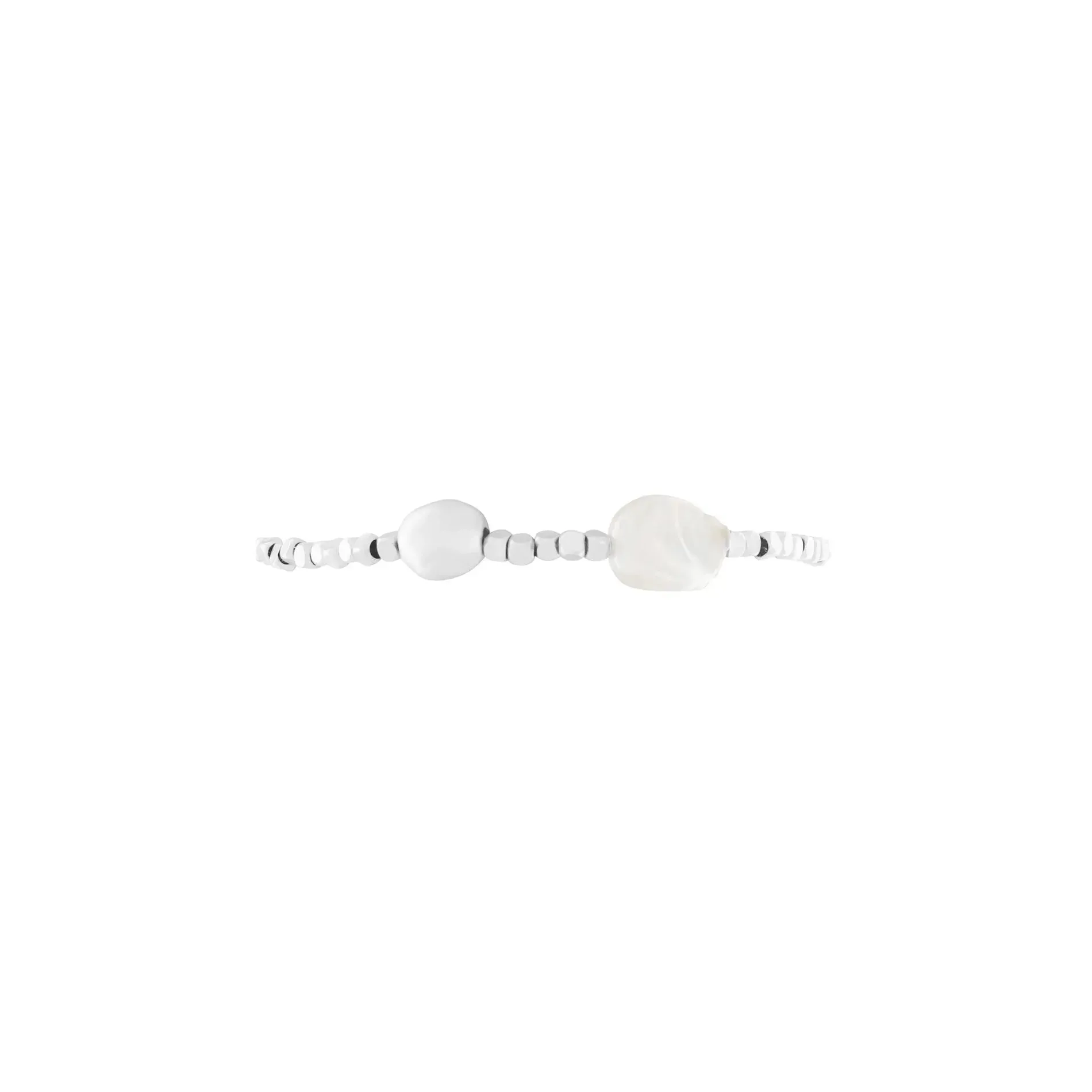 Audrey Pearl Bracelet Silver Plating