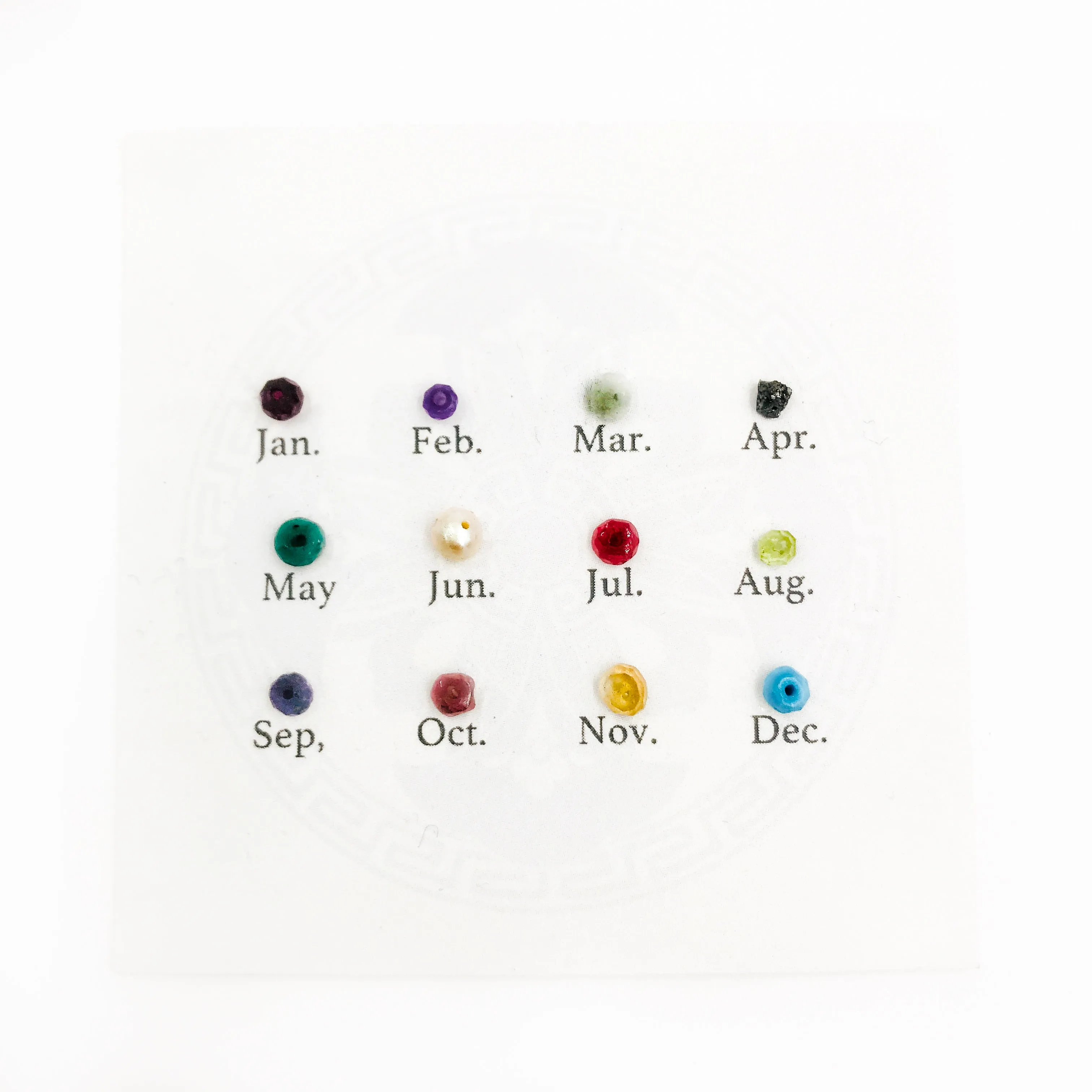 Auspicious Origin Birthstone Charm Necklace (Mini)