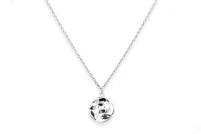 Be You Engraved Silver Pendant Necklace