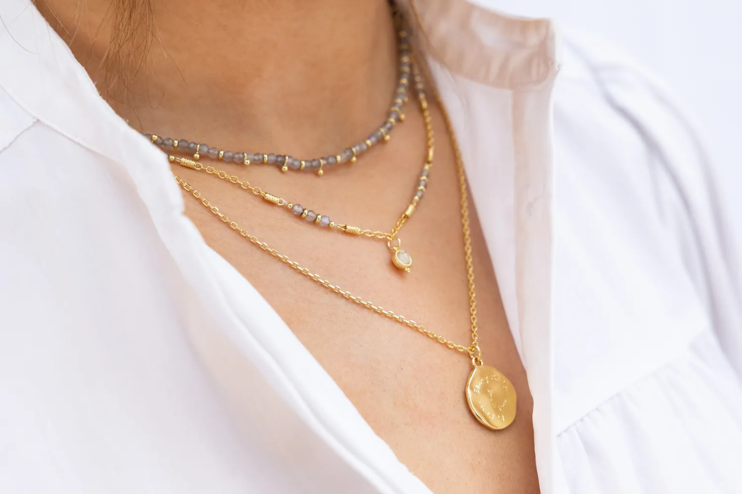 Be You Engraved Silver Pendant Necklace