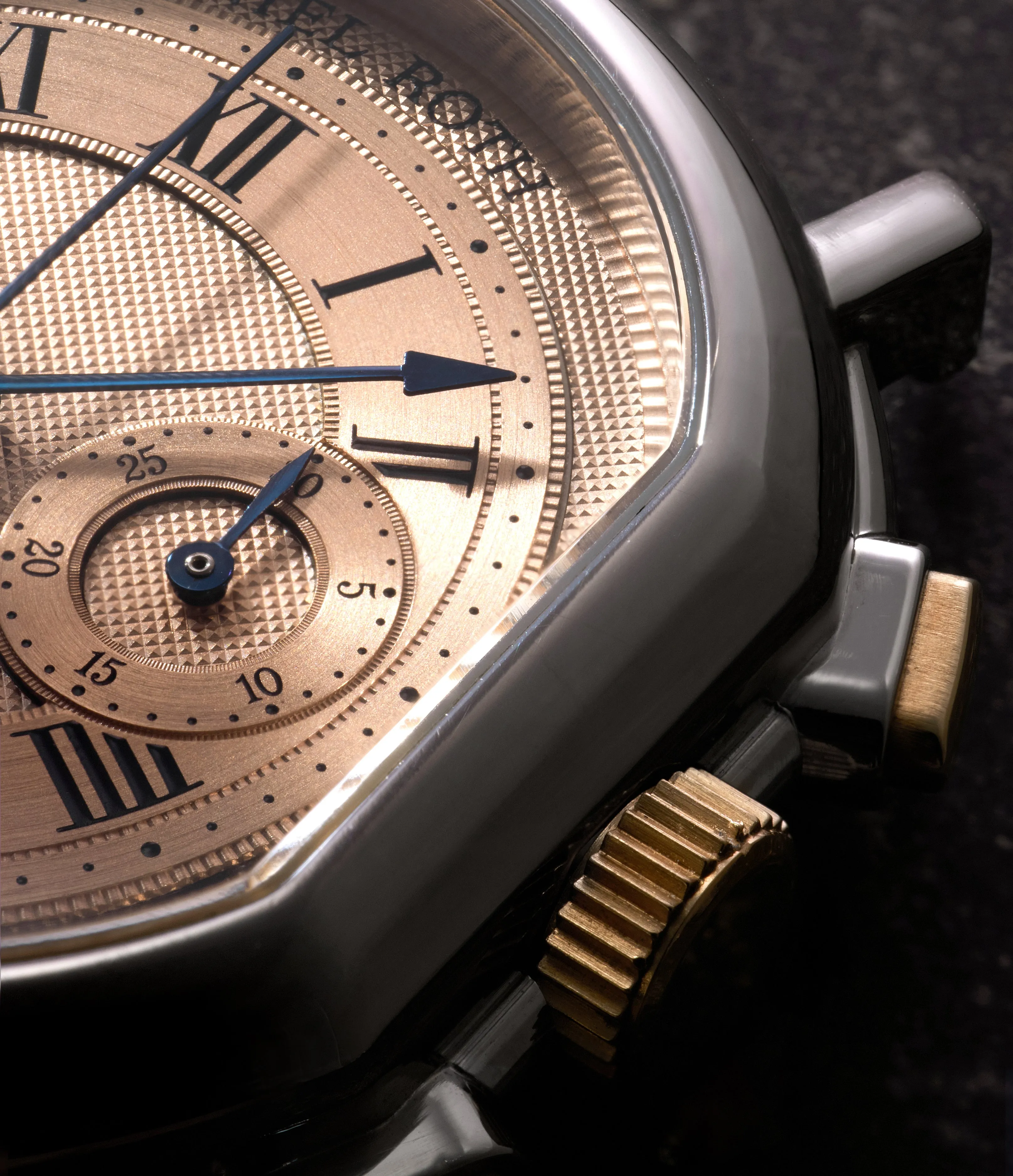 Chronograph | C147 Salmon Dial | White & Rose Gold