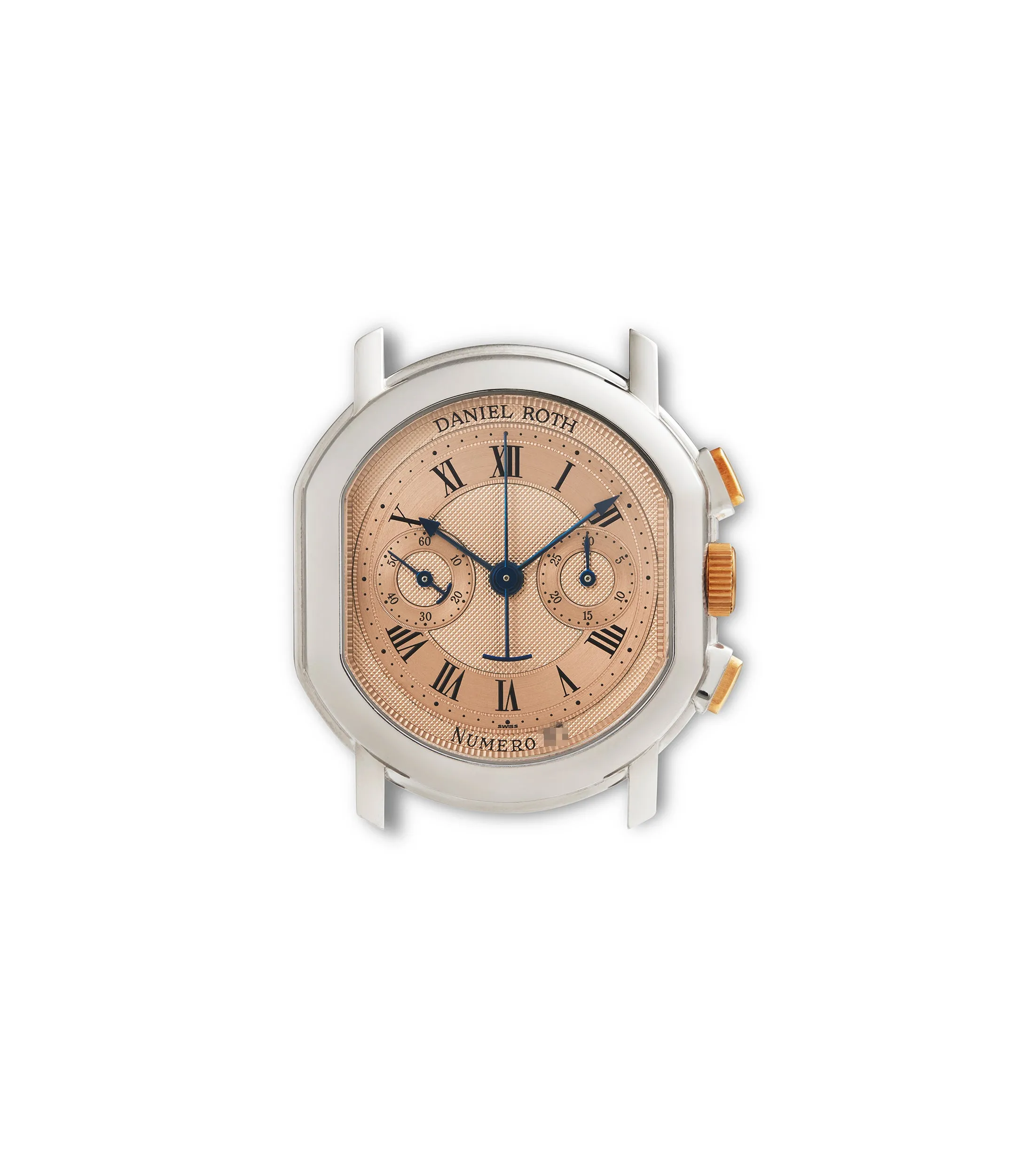 Chronograph | C147 Salmon Dial | White & Rose Gold