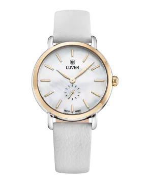 COVER Pearl Dreams White, White Leather, Bicolor Gold