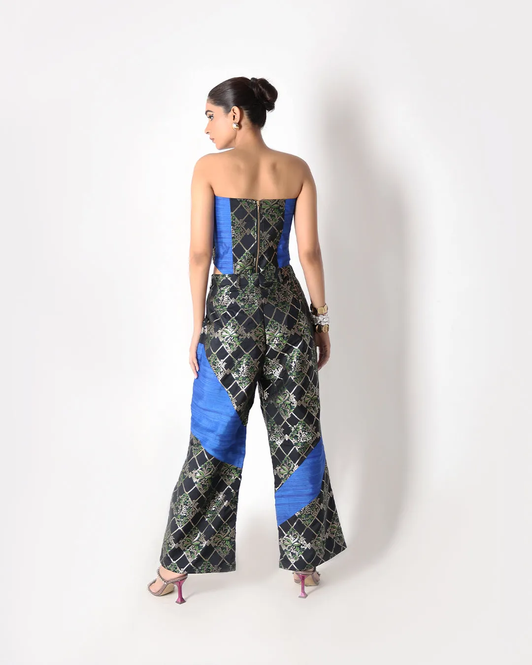 Crescent Silk Corset Set RTS