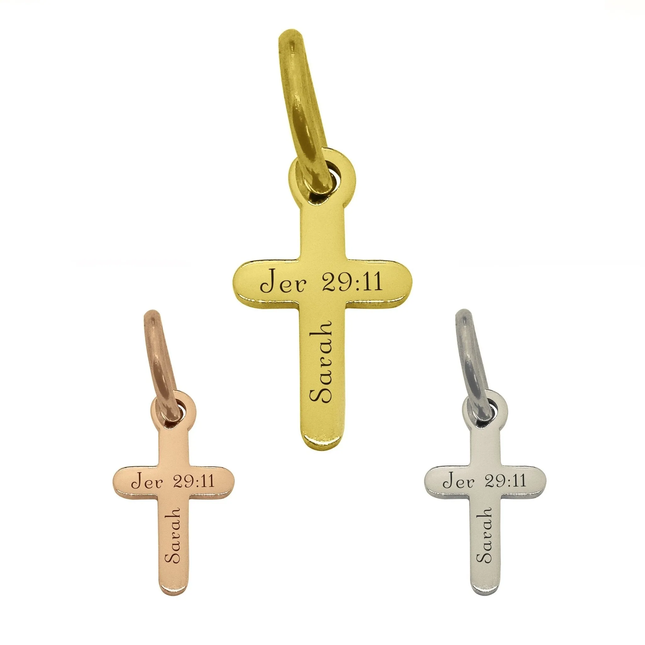 Cross Charm for Keyring