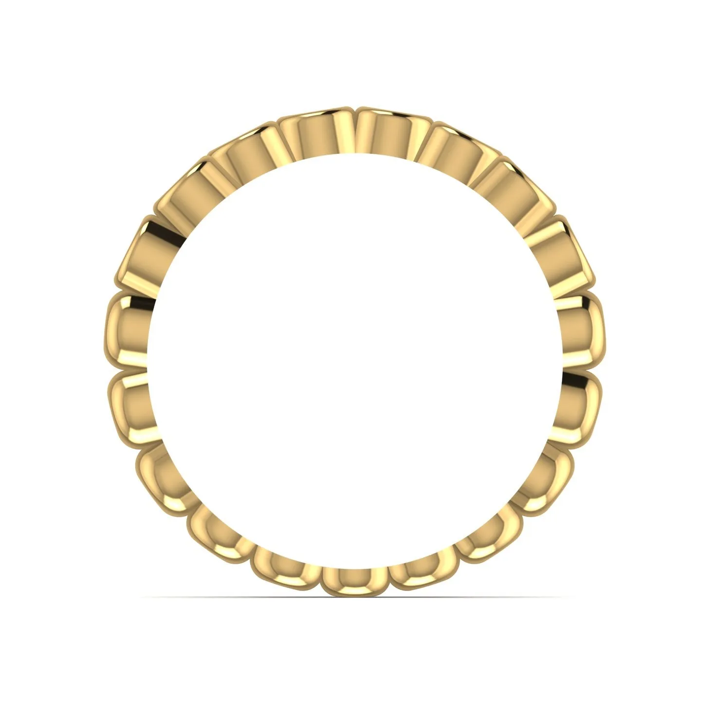 Curved Eternity Lab Diamond Ring
