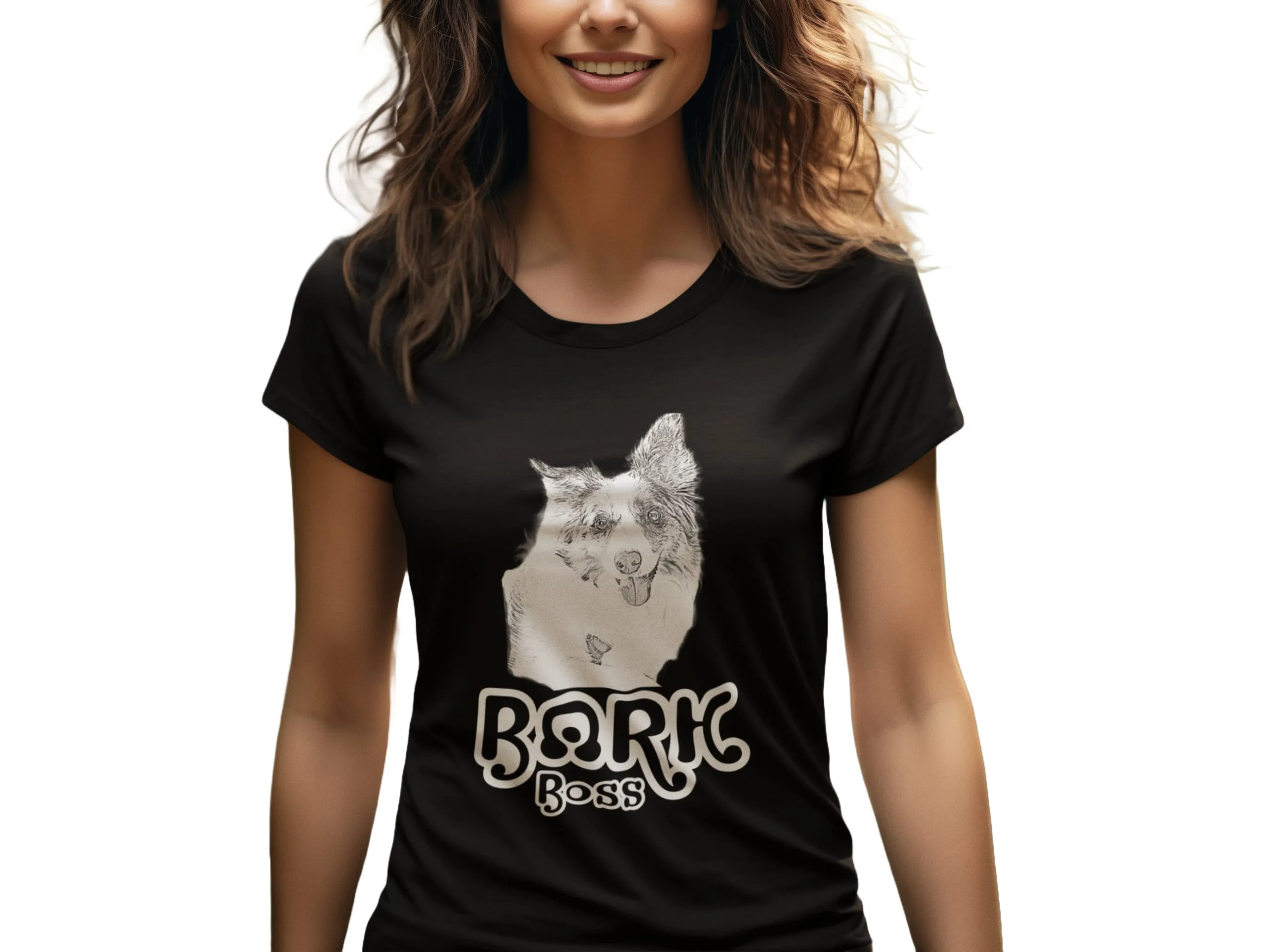 Custom Dog Shirt Gift For Dog Mom, Custom Pet Portrait T-Shirt