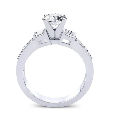 Daisy - Round Lab Diamond Engagement Ring (IGI Certified)