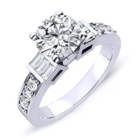 Daisy - Round Lab Diamond Engagement Ring (IGI Certified)
