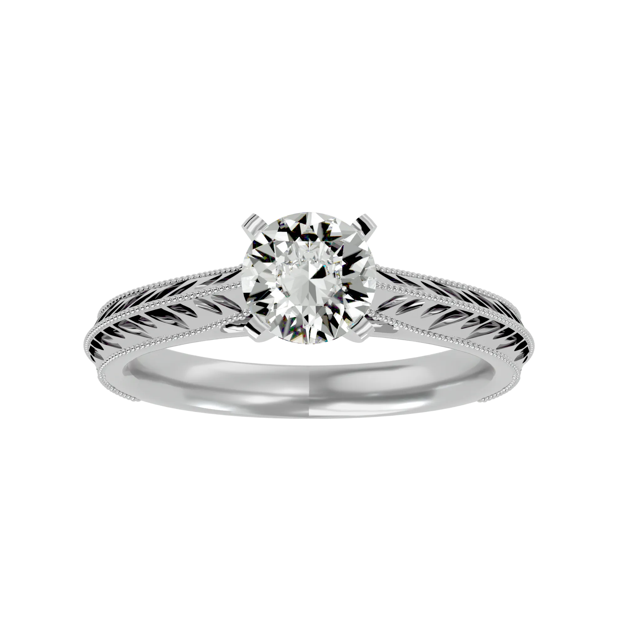 Designer Vintage Engagement Ring - 1.50 ct.