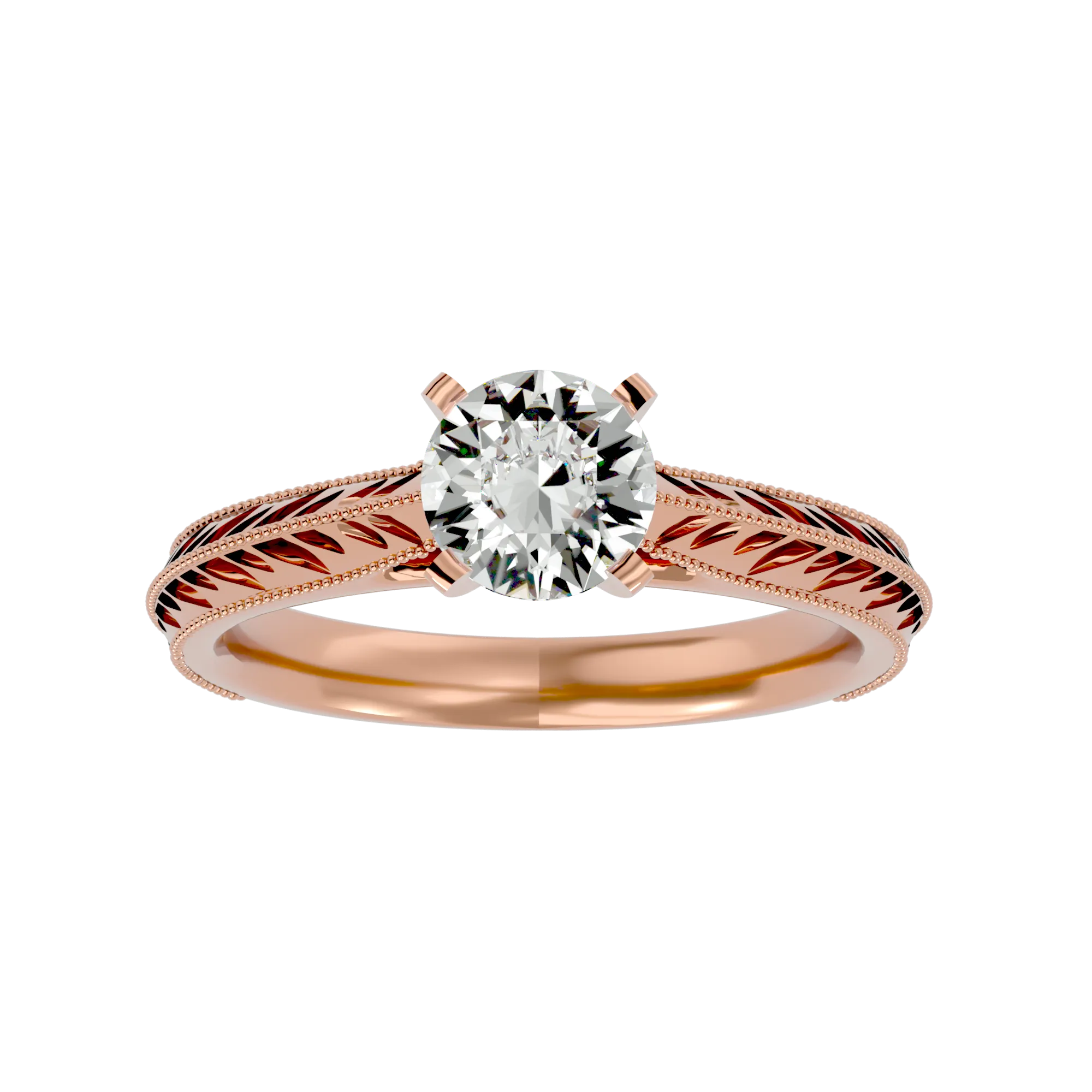 Designer Vintage Engagement Ring - 1.50 ct.