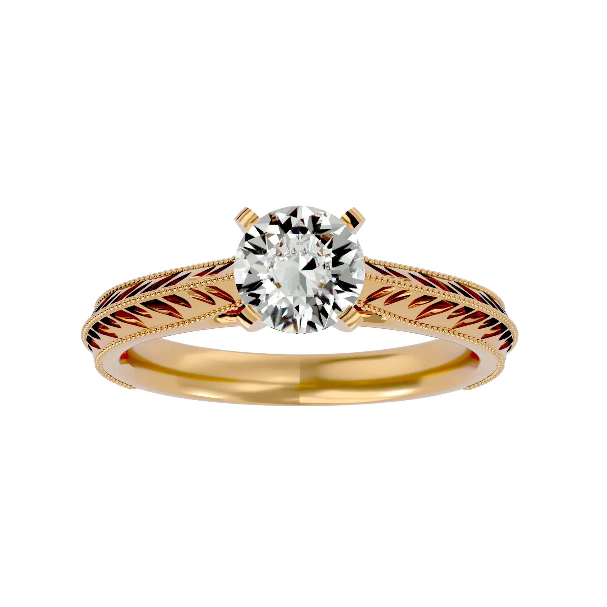 Designer Vintage Engagement Ring - 1.50 ct.