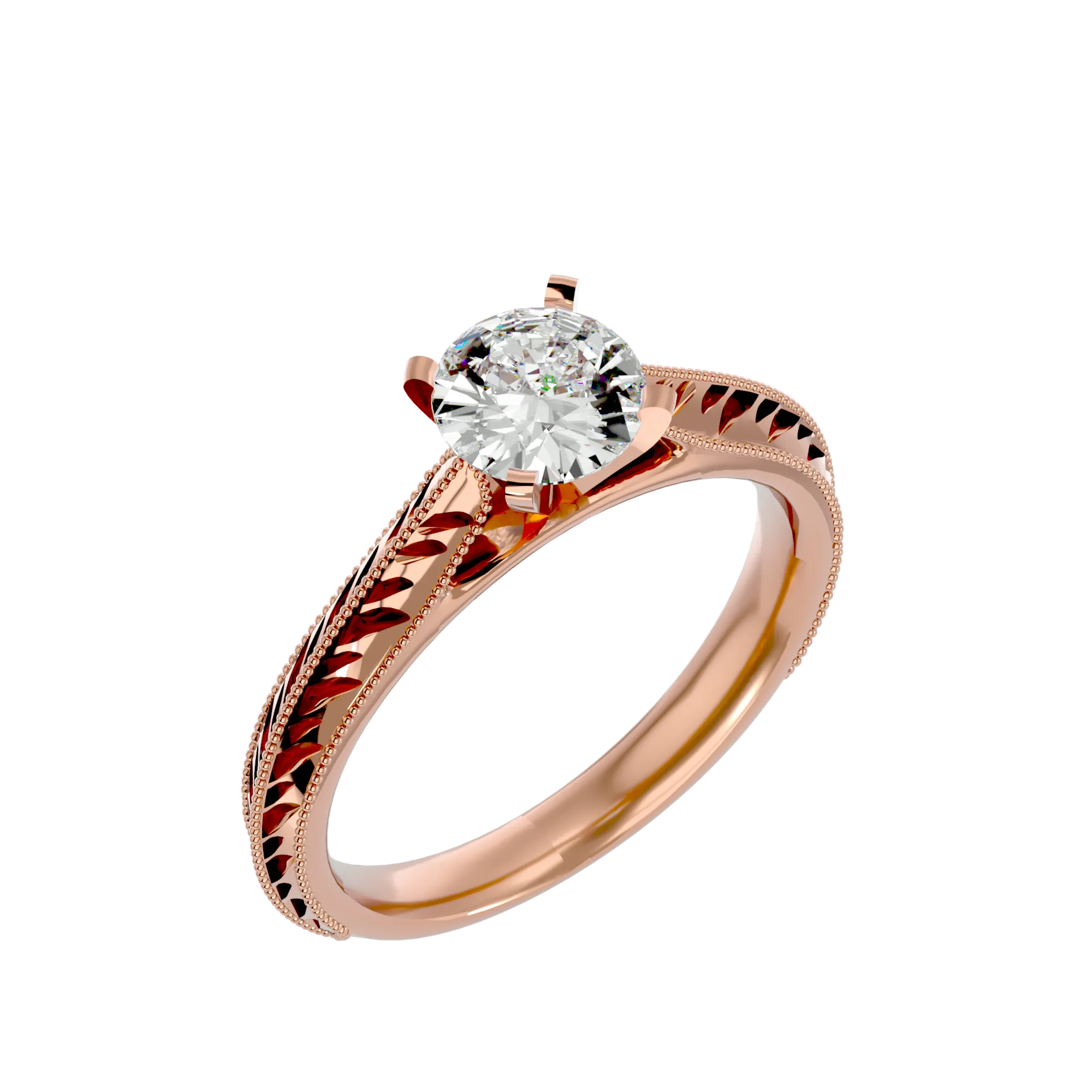 Designer Vintage Engagement Ring - 1.50 ct.