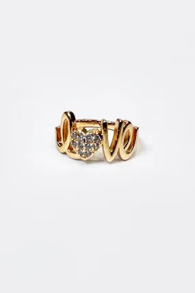 Diamond Heart Love Ring - S23 - WJW0066