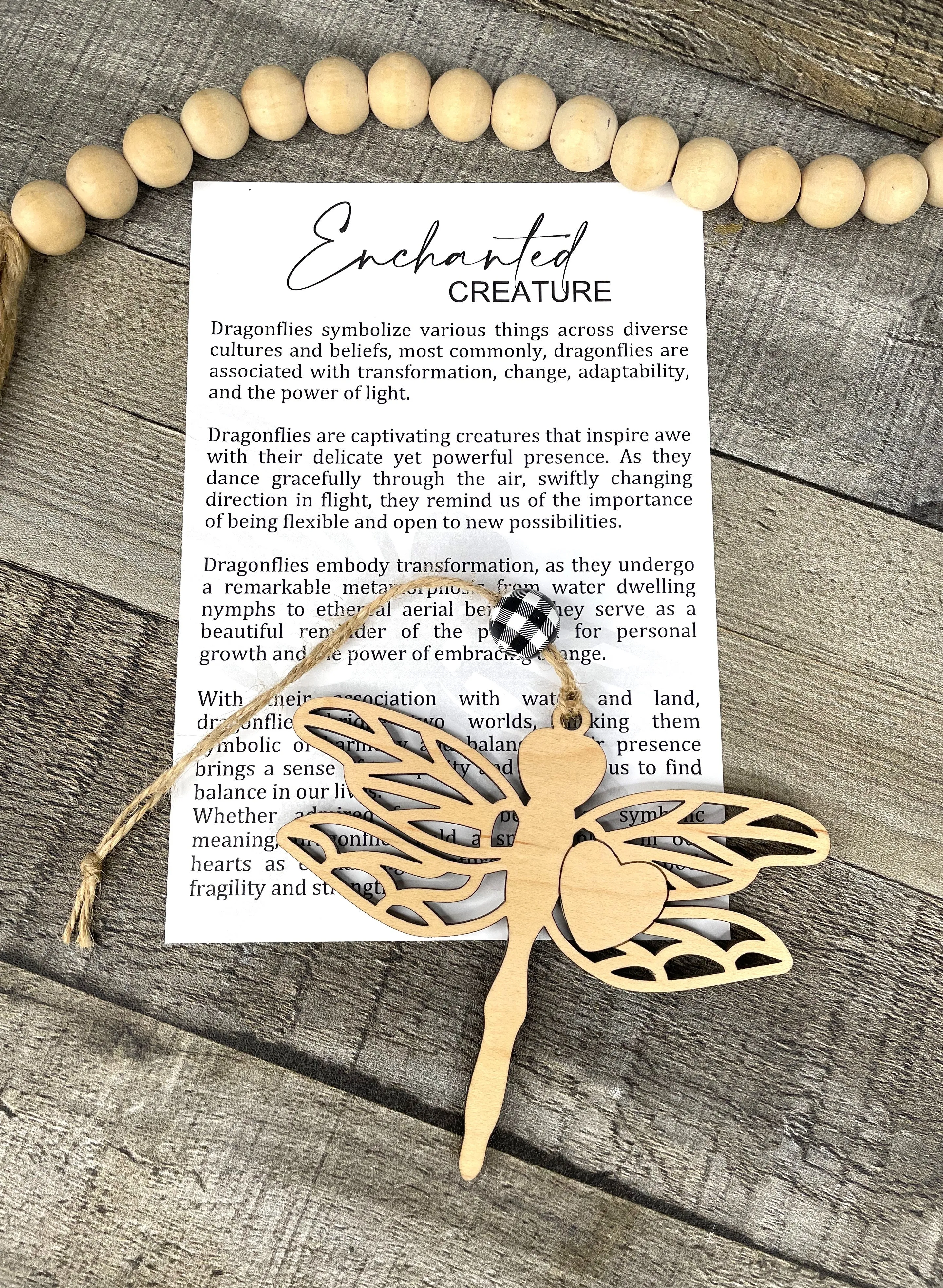 Dragonfly Ornament - Story of the Enchanted Creature